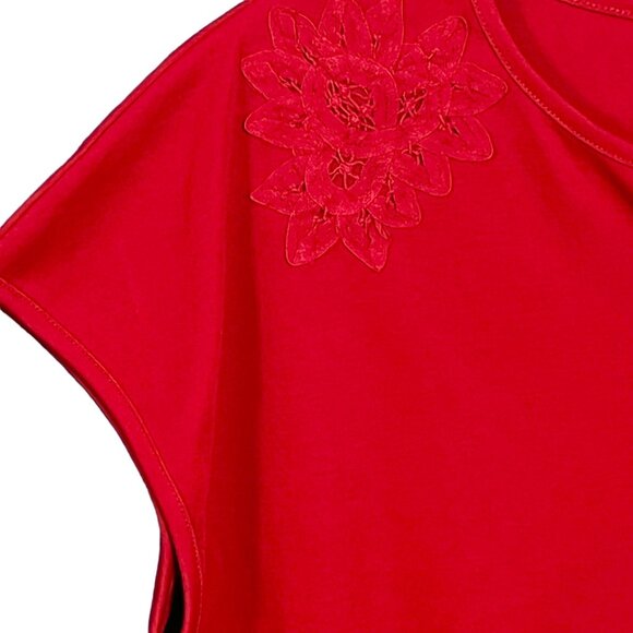 Vicki Wayne Vintage 80's Set of 2‎ Womens Knit Tops Short Sleeve Size Large - Picture 4 of 10